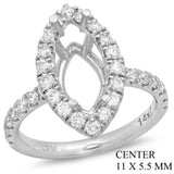 PMI 14W@3.6 32RD2@0.81 14X7MM MARQUISE