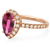 PMI 14R@3.50 30RD1@0.77 1PSAP@2.15 PINK SAPPHIRE RING