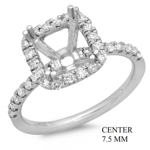 PRIME-SEMI 14W@2.6 32RD@0.41 7.5MM CUSHION HALO