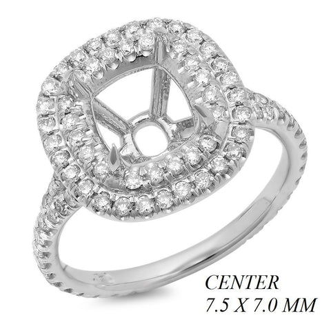 PMI 14W@4.7 U-PAVE 87RD@0.79 7.5X7.0MM DOUBLE HALO CUSHION