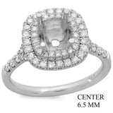 PMI 14W@4.7 64RD1@0.56 6.5MM CUSHION DOUBLE HALO