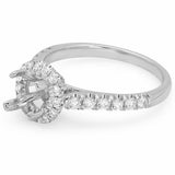 PMI 14W@3.70 U-PAVE 35RD1@0.54 (5.5MM) ROUND CATHEDRAL STYLE HALO