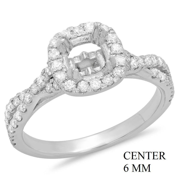 PMI 14W@4.3 58RD1@0.61 6MM CUSHION HALO