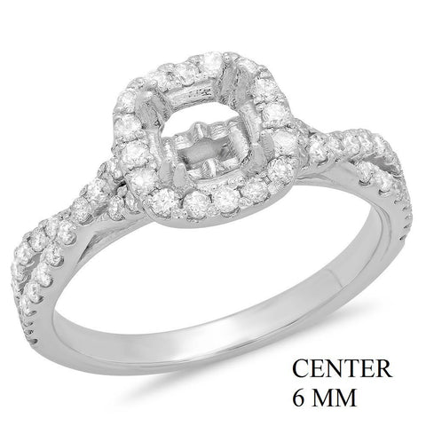 PMI 14W@4.3 58RD1@0.61 6MM CUSHION HALO