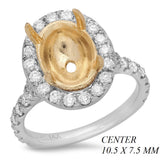 PMI 14YW@5.62 42RD1@0.98 10.5X7.5MM OVAL TWO TONE