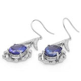 PMI 14W@7.70 62RD1@0.45 2TANZ@9.06 TANZANITE EARRINGS